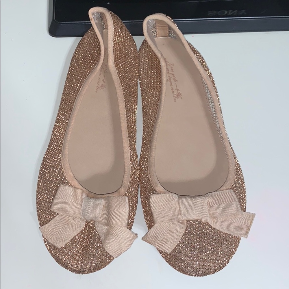ZARA MESH BALLET FLATS